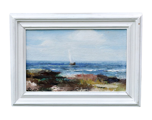 Oil cardboard painting - oil,
