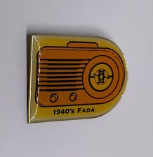 Fada Catalin 1940s Radios Throughout Ages Interep Radio Store Lapel Pin (P16)