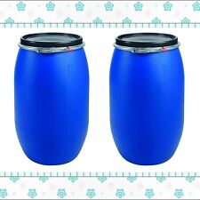 220 Litre Blue Open Top