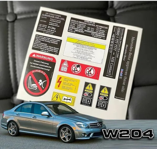 Decal set stickers - set,