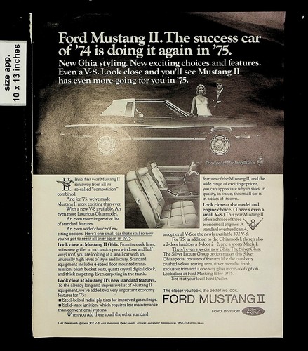 1974 ford mustang success - 1974,