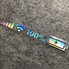 Funny Wifi Battery Signal Logo