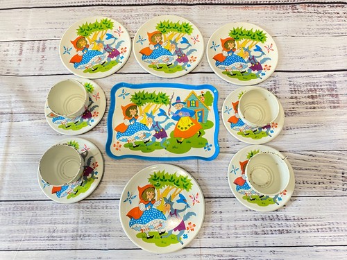 Vintage tin child - vintage,