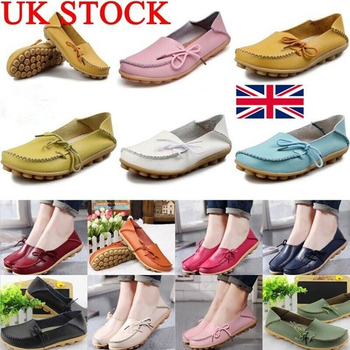 Womens moccasin lazy shoes - uk,