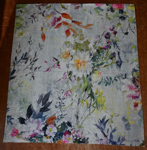 Wild flower 100 linen - wild,