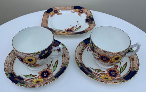 Fenton imari style cups - imari,