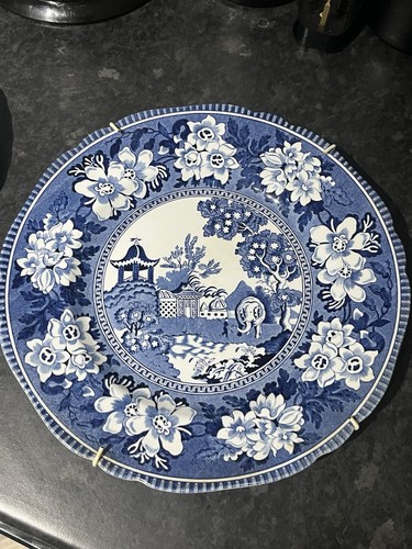 Vintage staffordshire plates - staffordshire,