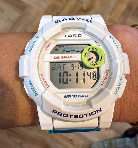 Casio baby white digital - casio,