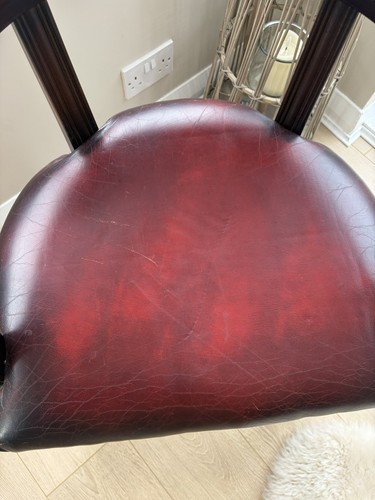 Chesterfield leather desk - leather,