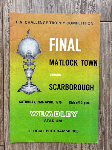 Trophy final programme - final,