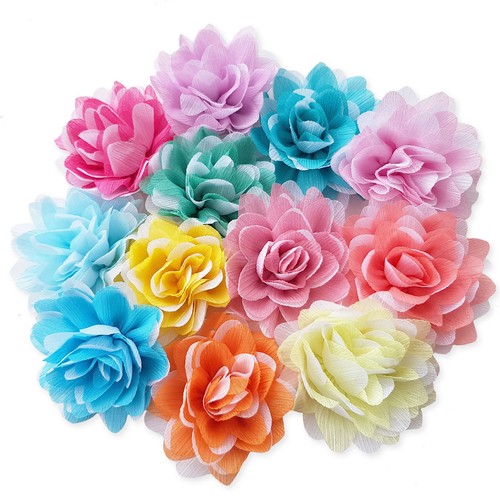8cm shimmery fabric - 8cm, hair