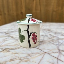 Antique Wemyss Ware Jam Pot