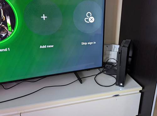 Xbox one with - one,