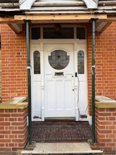 edwardian front door and side