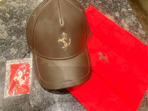 Ferrari urban leather baseball - leather,