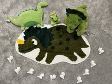 Boys / Girls ‘Dinosaur’ ? Bedroom Decor - 5 Items! Rug, Cushion, Lights …