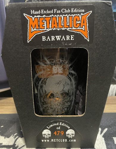 Metallica pushead spider pint - metallica,