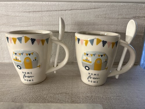 Novelty caravan mugs - novelty,