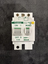 Crabtree Polestar RCBO 32A