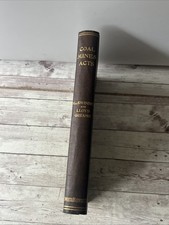Coal Mines Act 1911 Antique