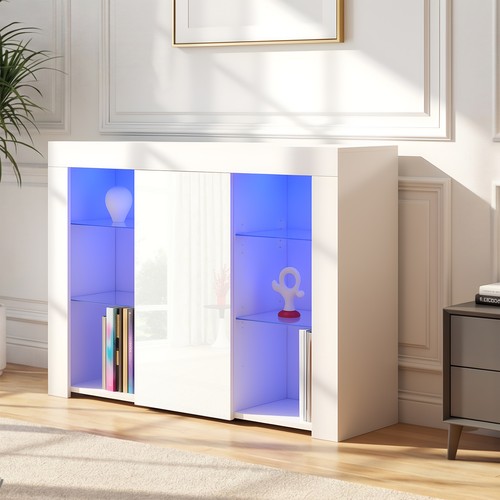 High gloss door sideboard - high,