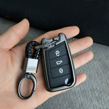 Car Accessories Metal Leather Key Chain Ring Keyfob Keyring Keychain Universal