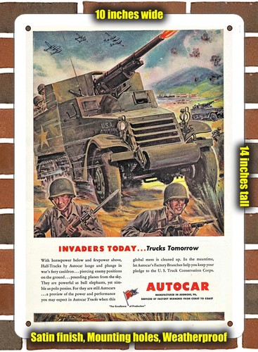 Metal sign 1943 - -,
