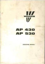 Welger Baler AP430 & AP530 Operators Manual