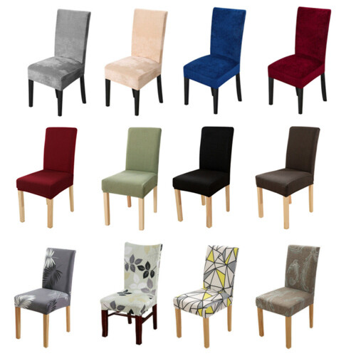 6pcs velvet stretch dining - 1/4/6pcs,