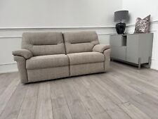G Plan Seattle Woven Beige Fabric 3 Seater Sofa RRP £2552