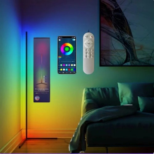 Led corner floor lamp - floor,