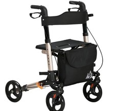 HOMCOM Rollator Walker with