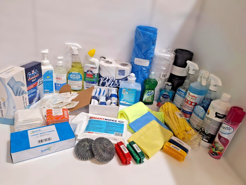 Mixed cleaning toiletries - toiletries, &