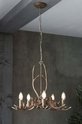 Antler ceiling pendant - pendant, 5