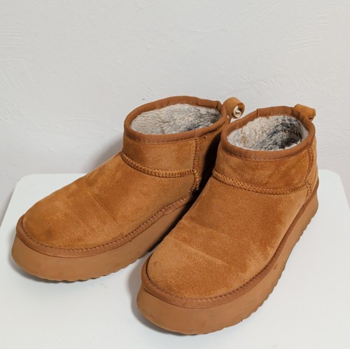 Brown suede shearling lined - brown,
