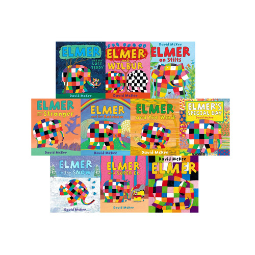 Elmer books set collection - elmer,