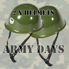 Kids Army Helmets - TWO