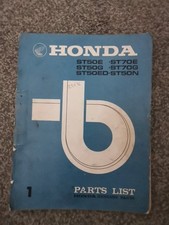 Genuine Honda St 70 Parts Book 1972