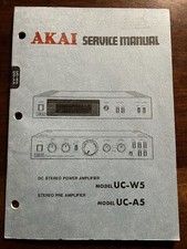 Akai Model UC-W5 UC-A5 Power