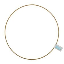 Gold Metal Craft Wire Hoop - 25cm - Flower Ring Plant Macrame Craft Wall Hanging
