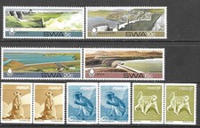 SWA -South West Africa 1980 Wild Mammals/Dams 10 x Values MNH