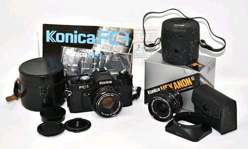 Konica black 35mm slr - konica, fc-1