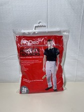 ProDec 100% Cotton Drill, Multi-Pocket White Painter's Trousers, 36" Waist