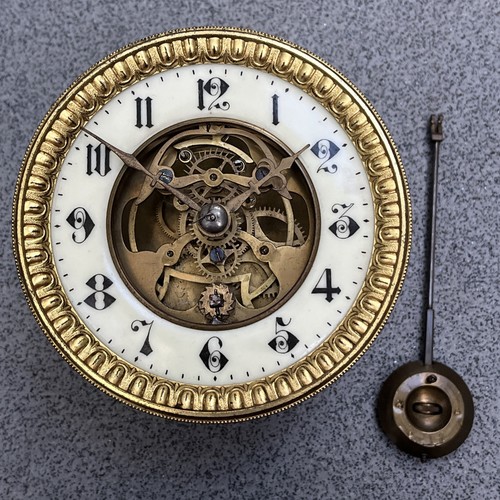 French open escapement mantle - open,