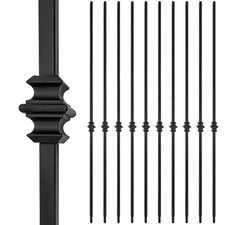Set of 10 Wrought Iron
