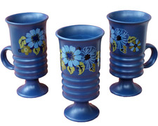 Carltonware Blue Wellington Coffee mug cups 1970s x 3