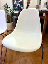 Vintage Eames Heavy Plastic Side Chair(s) DSS-N in Beautiful Chalk White