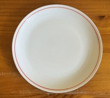 Single Red Denby Dinner Plate