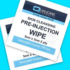 70% IPA Alcohol Wipes Pre-Injection Swabs Skin Cleaning Hygiene Wipes Antiseptic