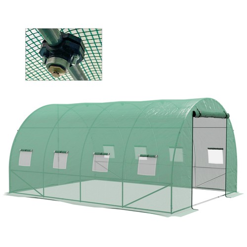 Outsunny polytunnel green - outsunny,